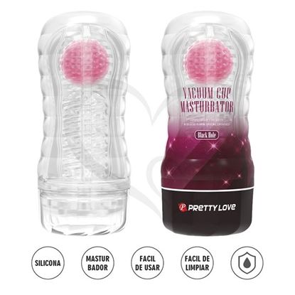 Masturbador Black Hole masculino con interior removible